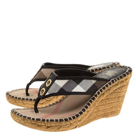 women burberry sandal|Burberry espadrilles women's sale.